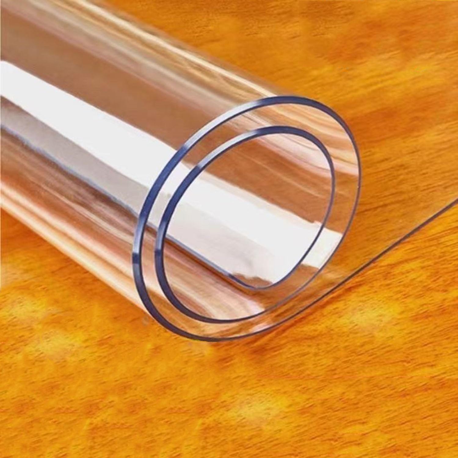 48 x 30 Transparent Office Chair Mat Anti-Slip Home Floor Protector mat Plastic Mat for Carpet 1 5mm