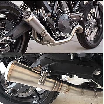51mm Universal Motorcycle Exhaust Pipe Escape Moto Left Right Side DB Killer Bike For R6 R15 R1 Tmax155 XMAX For GSX250 For Pcx125