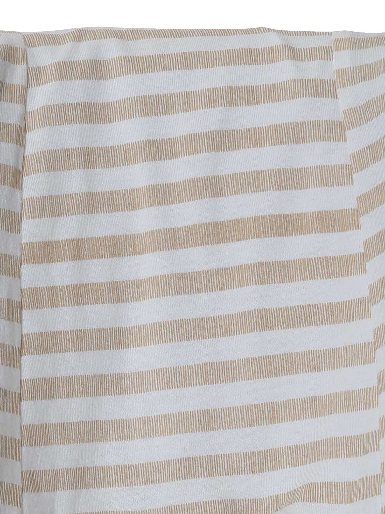 VERTBAUDET Housse élastiquée pour siège coque 0+ rayé beige TU