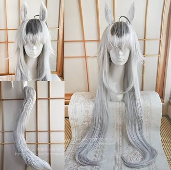 ポメ⊹˚　ウマ娘　オグリキャップ　コスプレ衣装+ウィッグ+耳尻尾+靴 Amazon.co.jp: ウマ娘 オグリキャップ コスプレ衣装 髪飾り付き