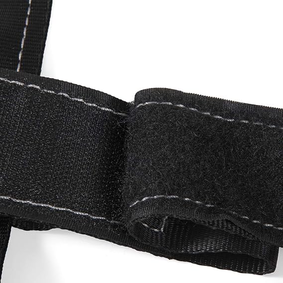 Motorcycle Rear Wheel Tie Down Strap, 2200lbs Break Strength Universal Motorcycle Tie Down Strap in Black