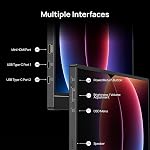 ARZOPA 16.1'' 144Hz Portable Gaming Monitor, 106% sRGB 1080P FHD Kickstand Portable Monitor with HDR, Ultra Slim, Eye Care, External Second Screen for Laptop, PC, PS5, Mac, Xbox, Switch - Z1FC