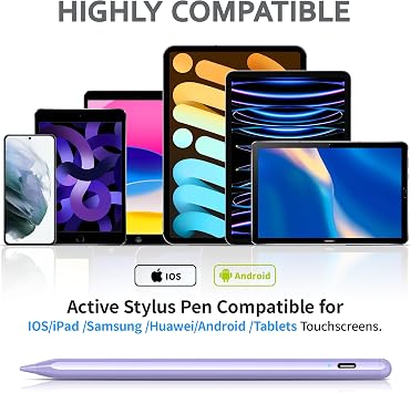 Active Stylus Pen Compatible for iOS and Android
