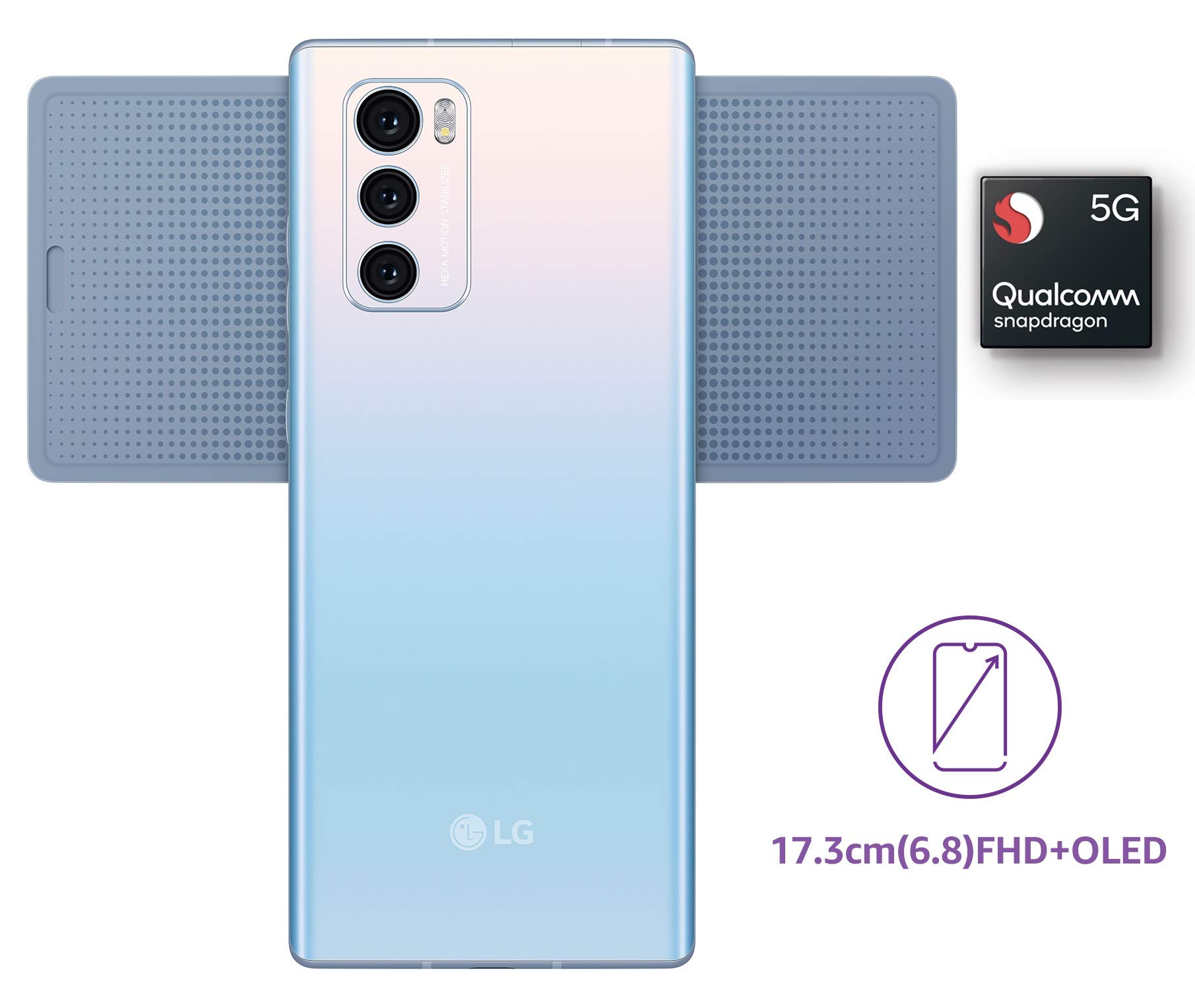 LG Wing Illusion Sky, 8GB RAM, 128GB Storage: Buy Online at