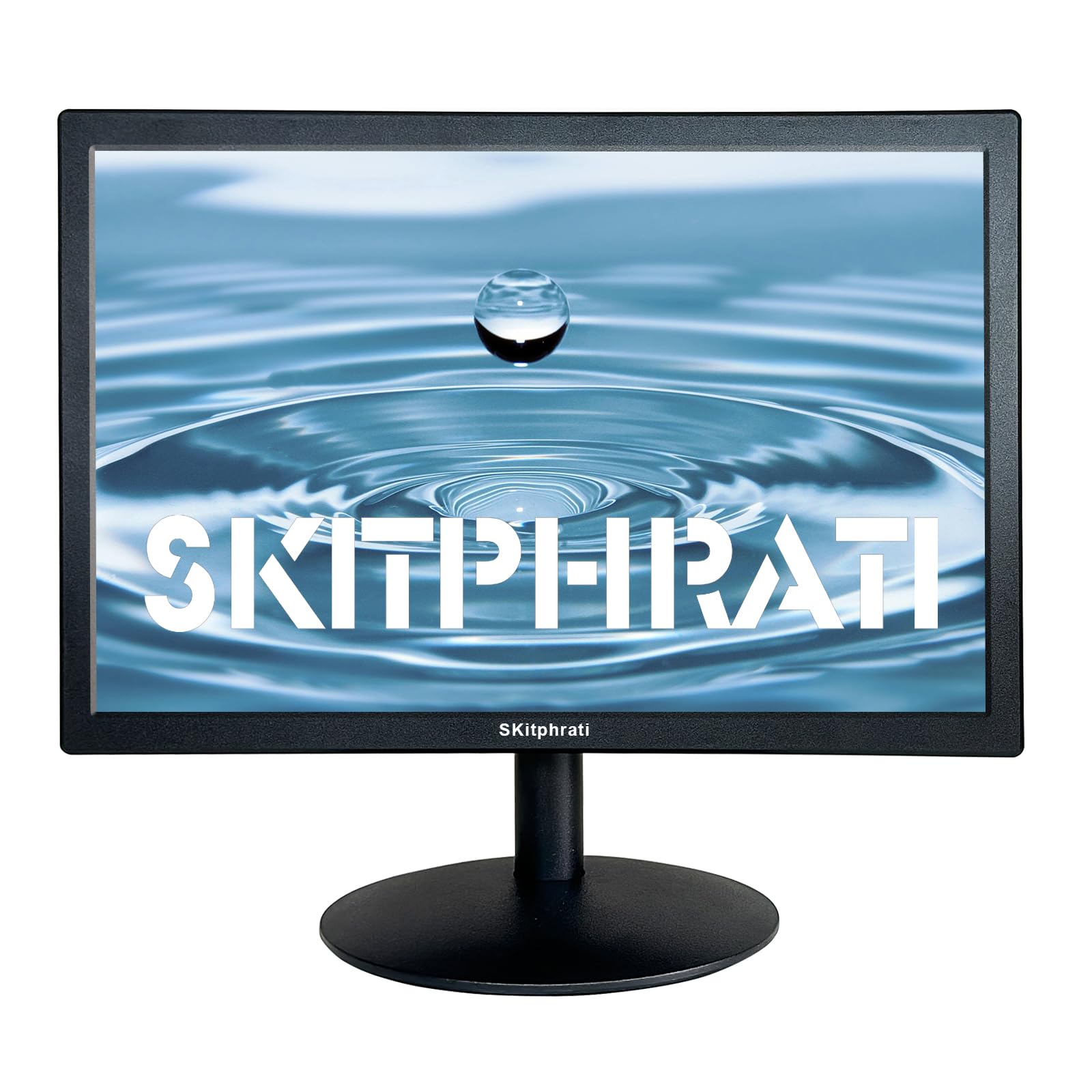 SKitphrati 15,6 pulgadas monitor pequeño - PC pantalla 1920 x 1080 Business Computer Monitor con HDMI y VGA, 5 ms, 75 Hz, 250 nits, 16:9, Inclinable, VESA 75x75, Pantalla PC, NOI