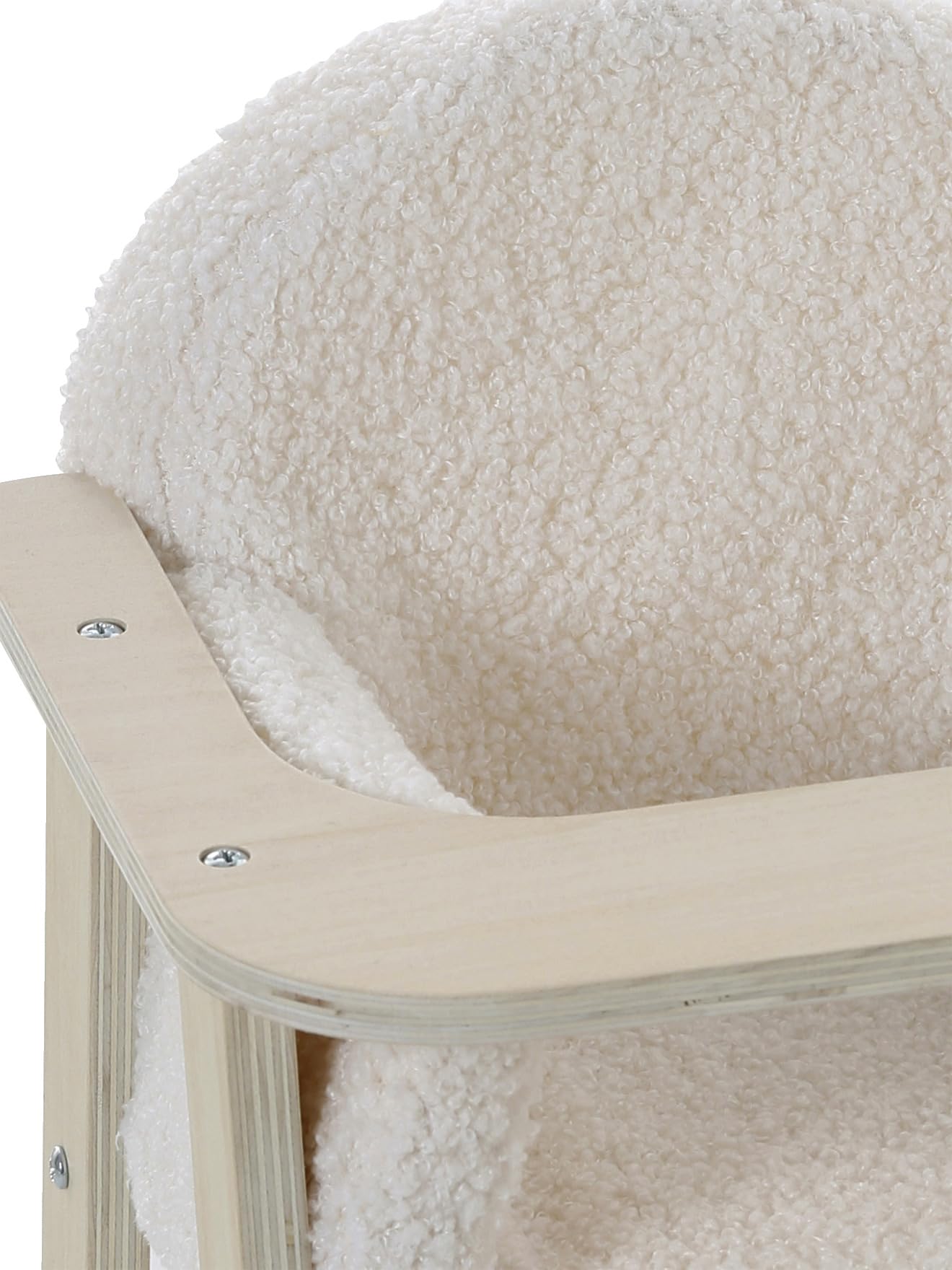 VERTBAUDET Chaise Haute à Bascule pour Poupon en Bois FSC® et Sherpa Dès 3 Ans