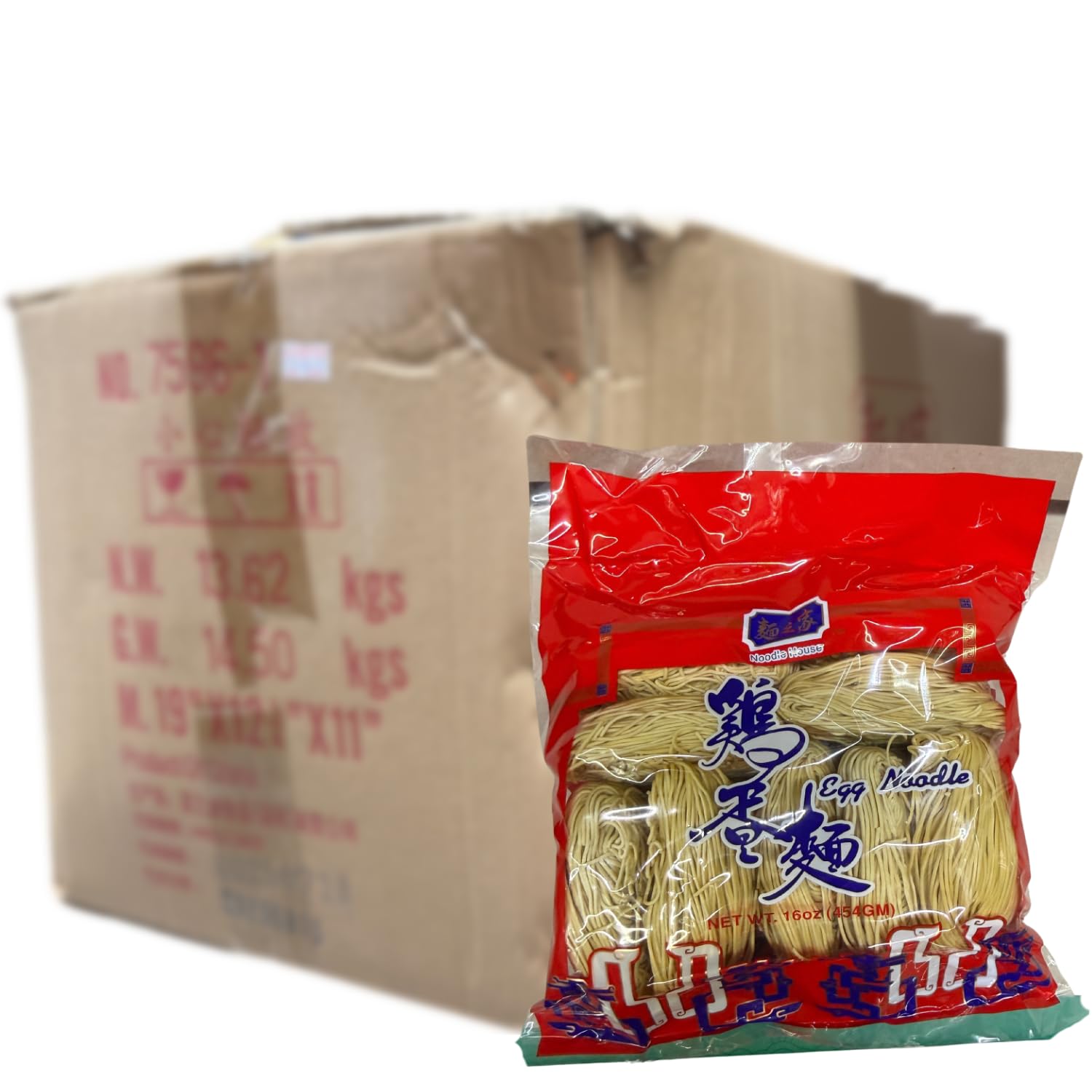 NOODLE HOUSE - Fideos al huevo S - Multipack (30 x 454 g)