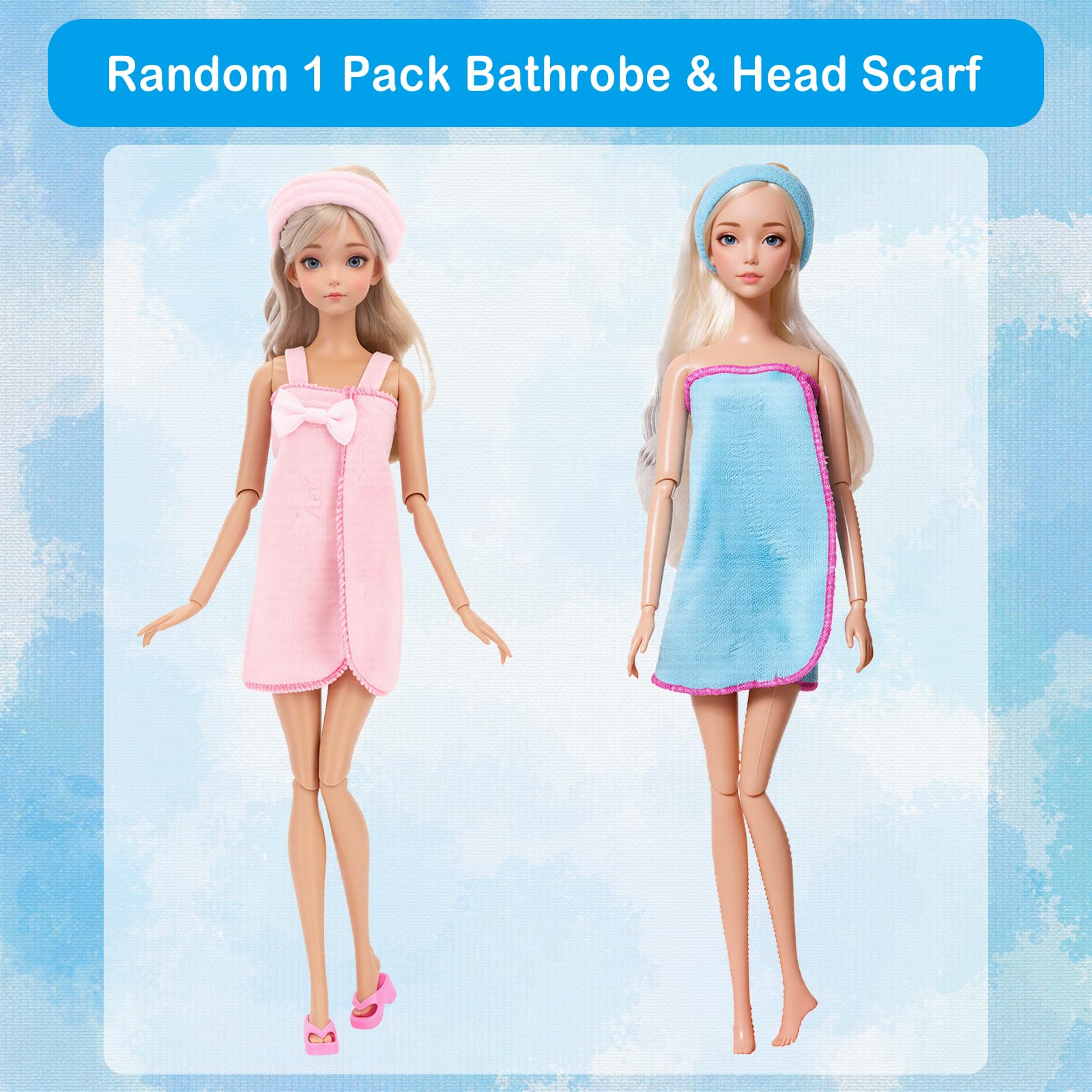 Miunana 26 Pezzi Per 11.5 Pollici 30 CM Bambola: 5 Costumi Da Bagno + Pijama + 8 PCS Scarpe + 4 PCS Occhiali Da Sole + Circolo Di Nuoto + 6 Accessori (NON INCLUDE BAMBOLA)