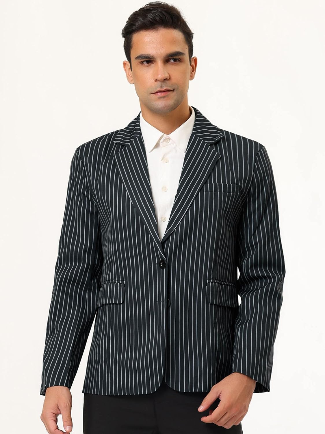 Black striped blazer mens Clearance