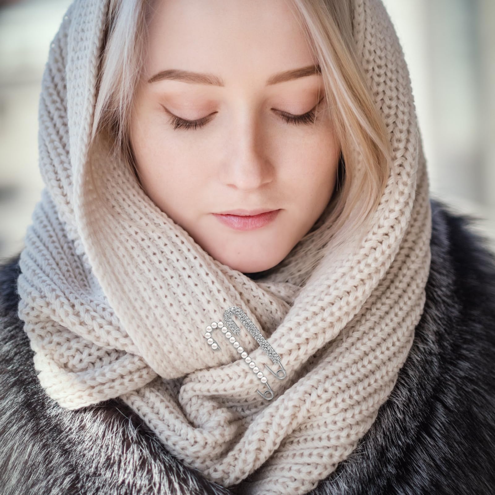 20 Stück Broschennadeln Mit Strass - Dekorative Sicherheitsnadeln Für Kleidung & Accessoires