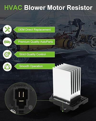 Miniatura 1113 de SCITOO Resistencia de motor de ventilador HVAC para 2008-2013 para Chrysler 300/2008-2016 para Town & Country/2008-2010 para Dodge Charger/2008-2018
