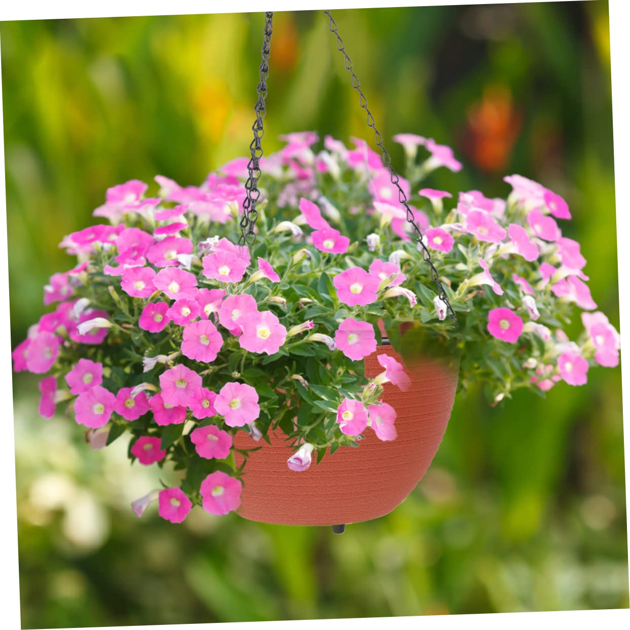 Selbstbewässernder mit Praktischem Design und Feiner Verarbeitung aus Kunststoff Pflanztopf Hängender für Blumen und Grüne Pflanzen für Garten und Balkon