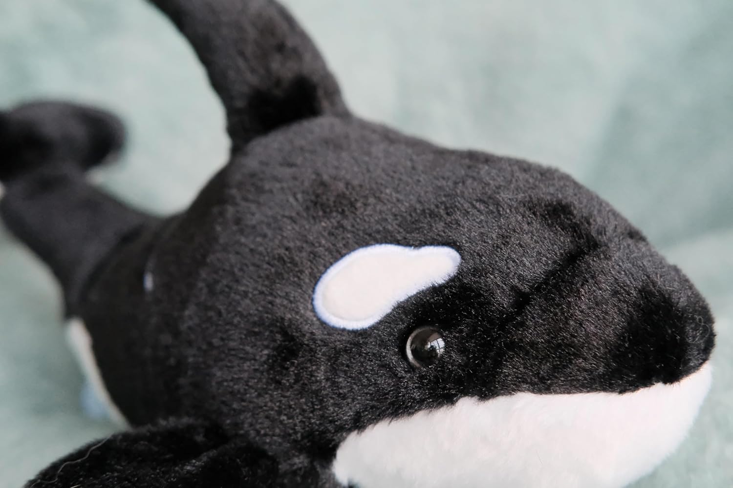 Make My Day Premium Orca Stuffed Animal - 11.8 Inches Orca Whale Plush Easter Gifts for Kids, Plush Toy Killer Whale Shark Stuffed Animal Gifts for Babies, Toddlers