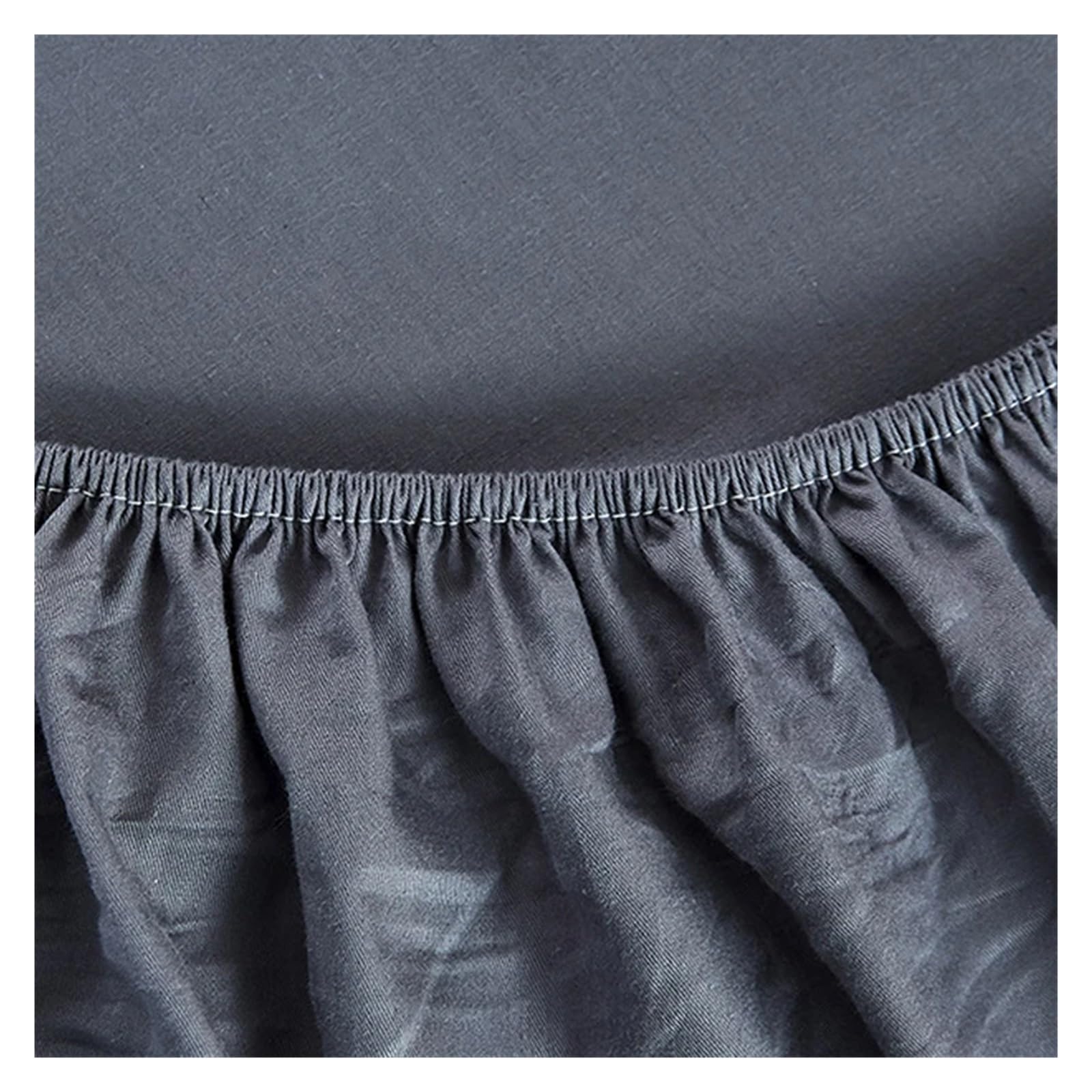 Spannbettlaken Spannbettlaken aus Baumwollstoff, elastischer Matratzenschoner, kuschelige Doppelbettwäsche (150 x 190 cm, Kingsize)