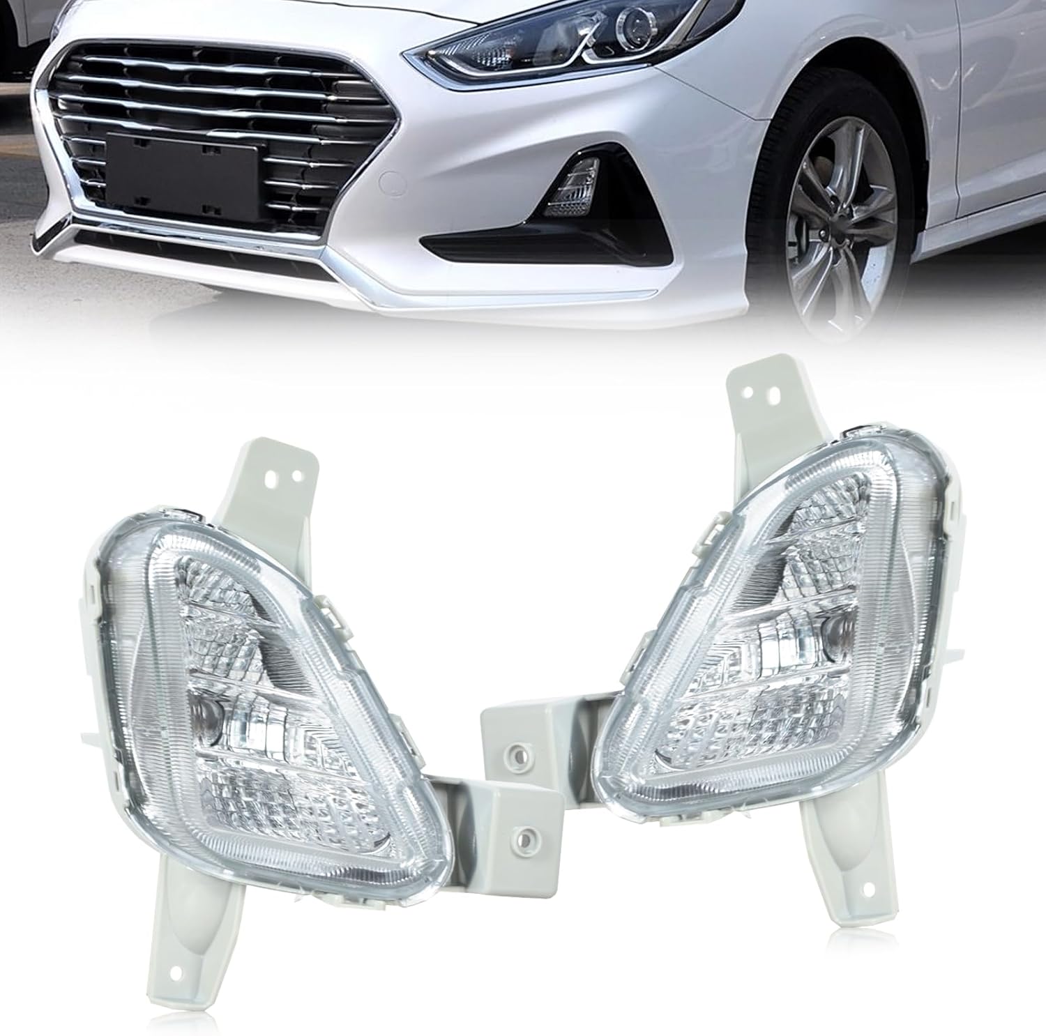 Front Bumper Fog Light For Hyundai Sonata 2018 2019 Daytime Running Driving Lamp 92208-C1500 Right