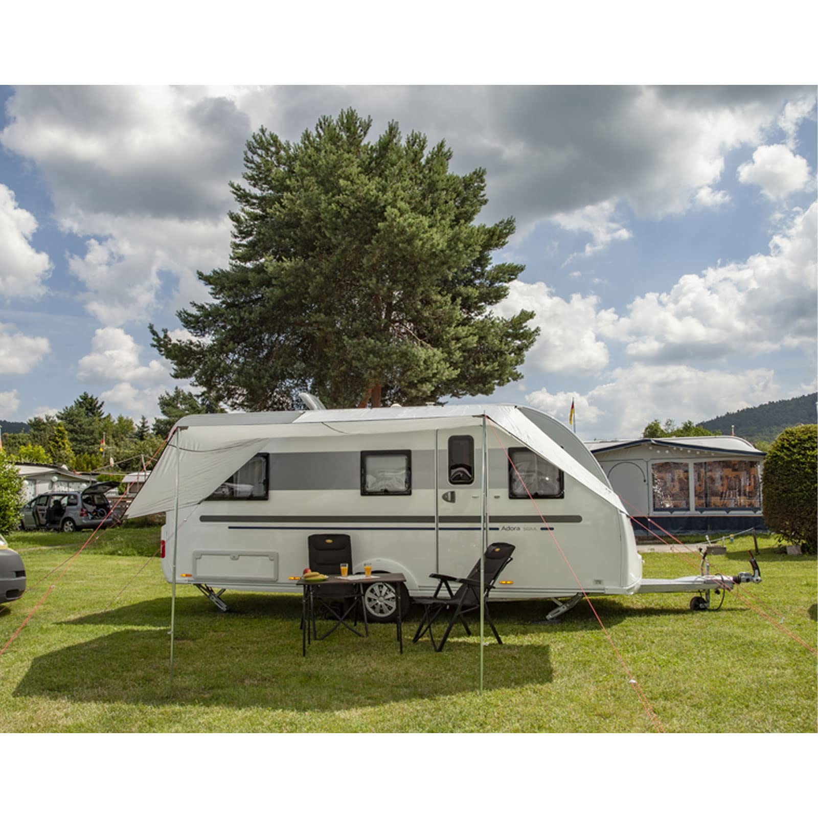 Toldo Mauritius XXL, 560 x 300 cm, para caravana, autocaravana, autobús