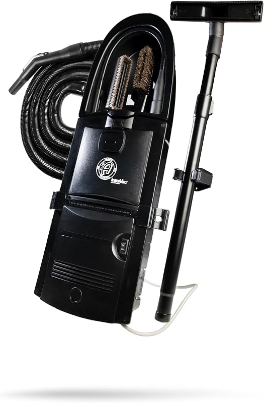 Aspiradora montada en la pared - Aspiradora premium para detalles de automóviles para garaje o taller | Potente succión y detalles de alta resistencia.