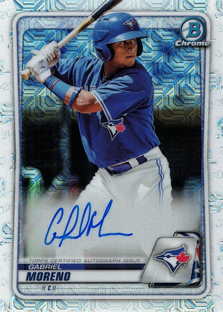 2020 Bowman Chrome Mega Box Mojo Baseball #BCMA-GM Gabriel Moreno Certified Autograph Pre-Rookie Card