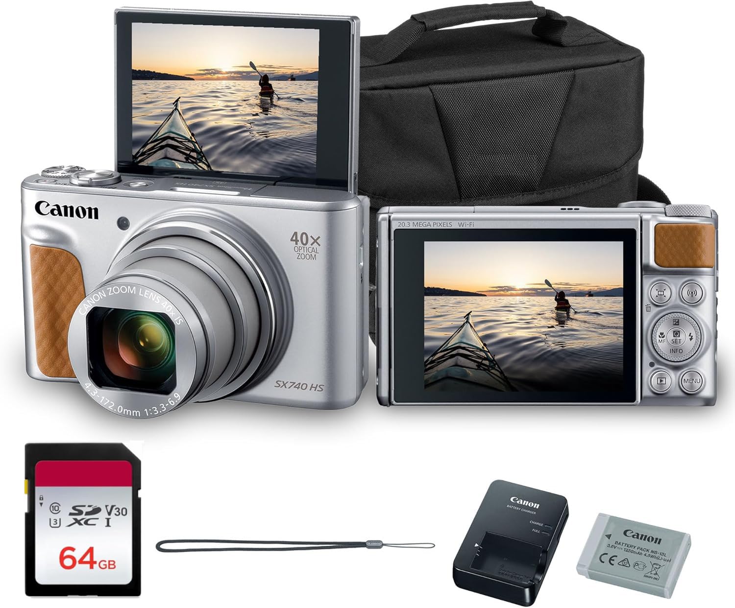 Amazon.com : Canon PowerShot SX740 HS Digital Camera (Silver