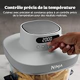 Ninja CRISPi PRO XL Glass Air Fryer (Air Fryer) - 5 Preset Preparation Functions - Includes CleanCrisp Glass Container (5.7L & 2.3L) and Storage Lid - White AS090EUWH - 6