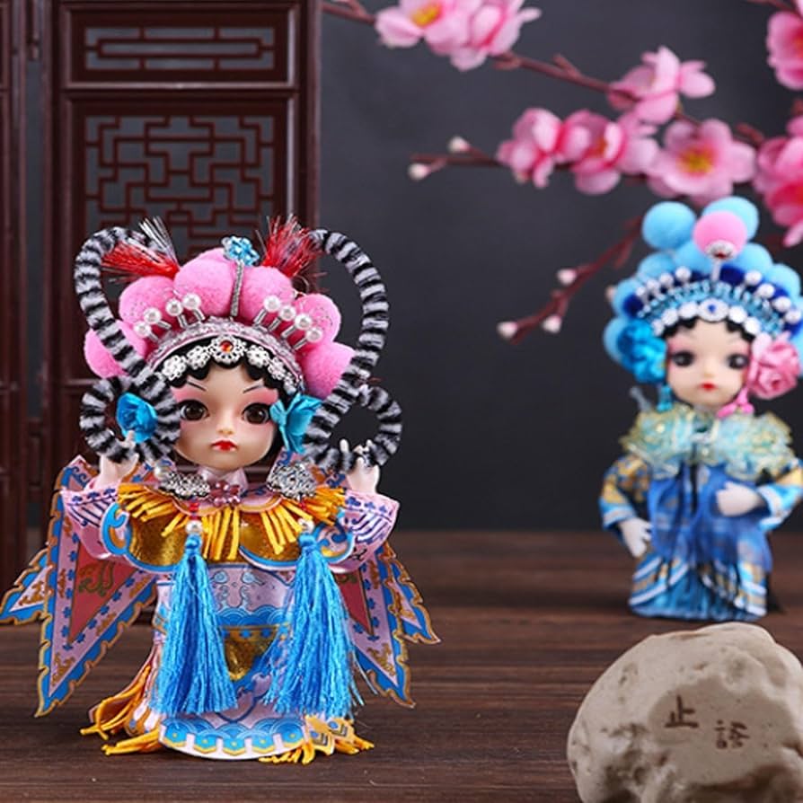 中国　土人形 置物 インテリア　民芸品 女 楽器 中国 土人形 置物 インテリア 民芸品 女 楽器