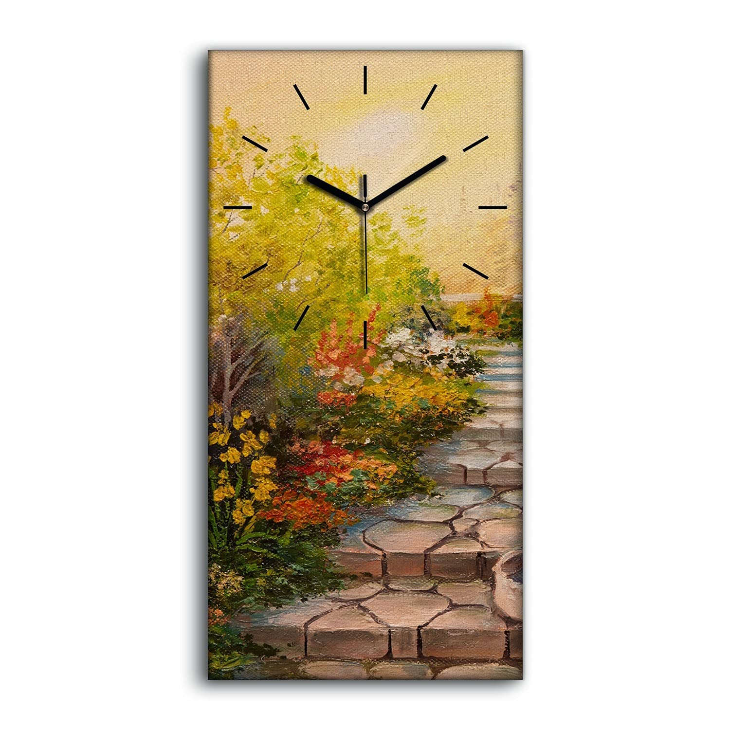 Horloge sur toile decoration salon moderne et chambre a coucher