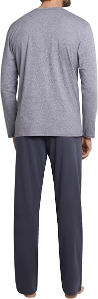 Schiesser Herren Langer Schlafanzug Pyjama Lang - 159633 - 2