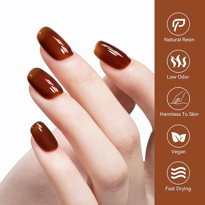 Esmalte para uñas gel transparente de 0.5 oz miniatura 4