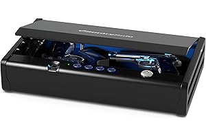 Biometric Gun Safe for Handguns - Fingerprint Gun Safe and Sentry Safe