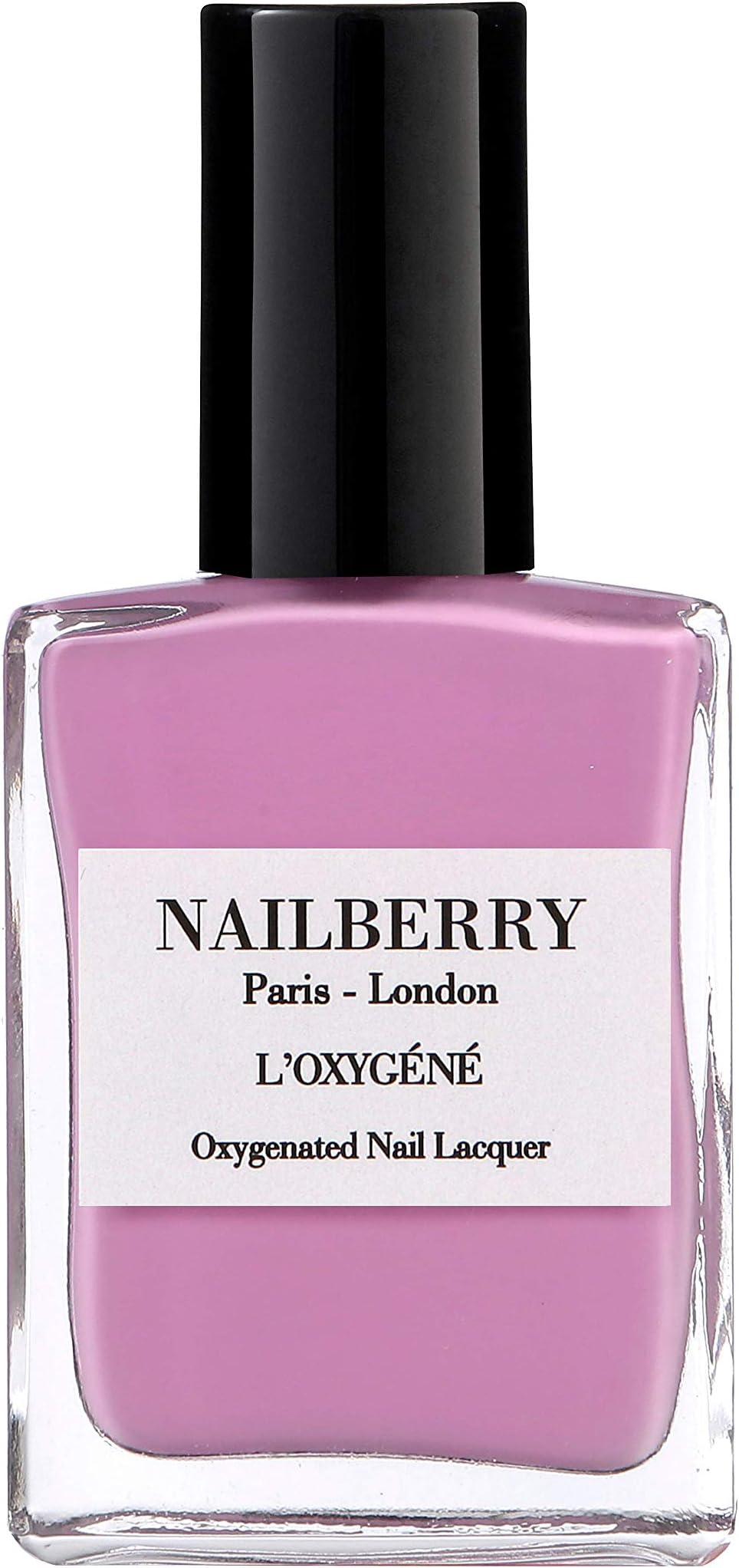 L'Oxygéné Oxygenated Nail Lacquer | Lilac Fairy, Purple, 15ml | Polish for a Healthier Manicure & Long Lasting Colour | 12-Free, Vegan, Halal, Cruelty & Gluten Free