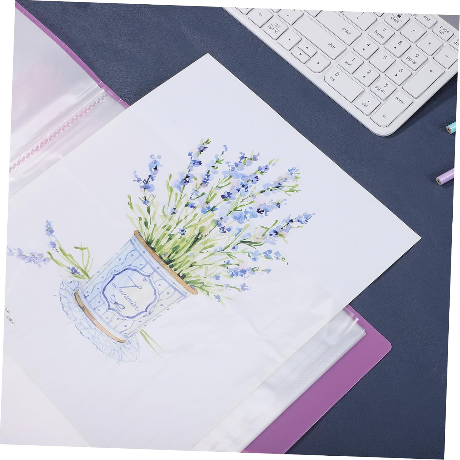 jojofuny Pink PP Display Book Portfolio Folder for Artwork and Sketches