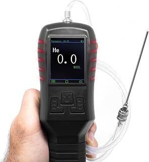 Forensics Detectors Helium Gas Analyzer: 0-100% Purity & Leak Detection, 0.1% Resolution, NIST Calibrated, Built-in Pump