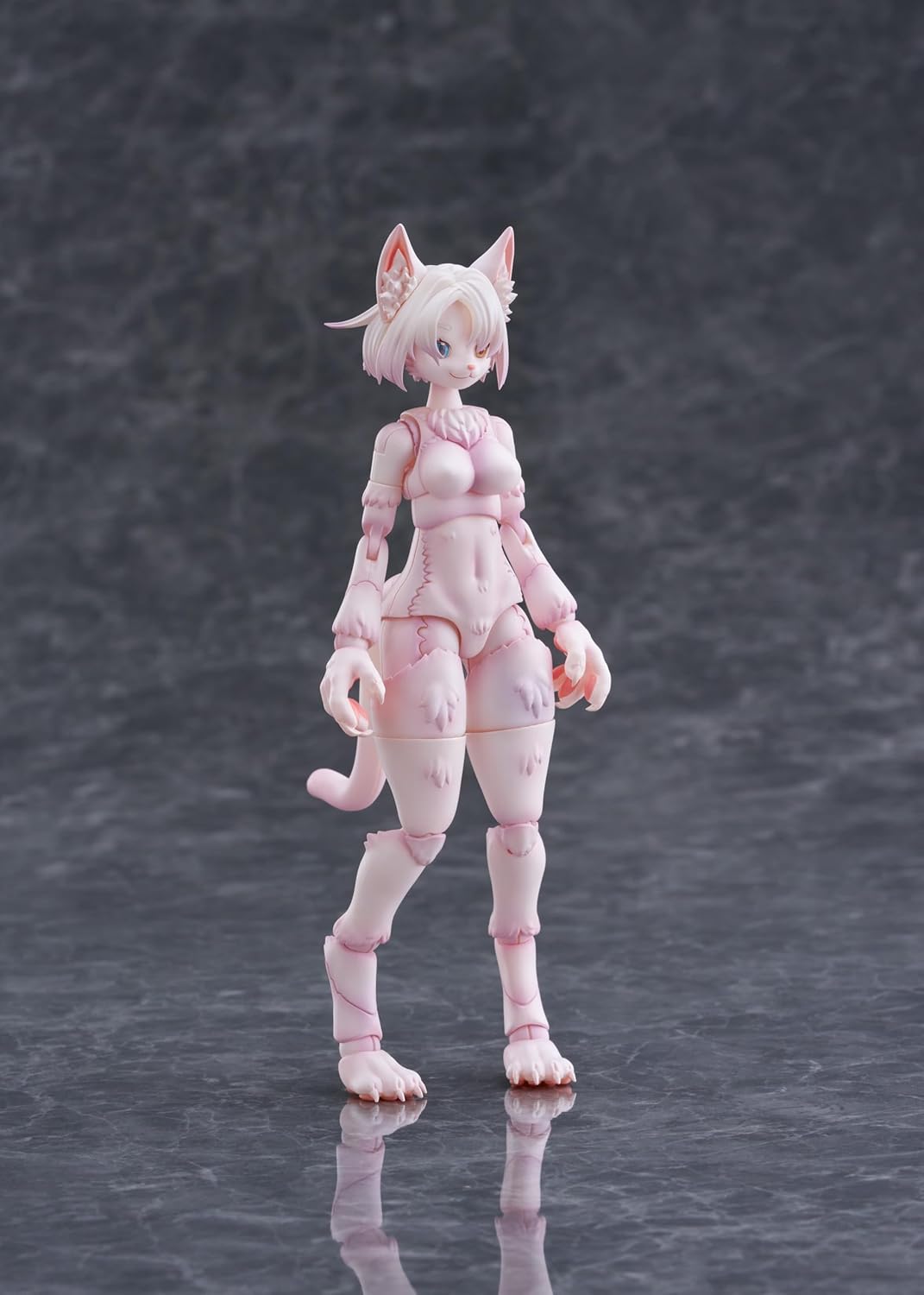 Aoshima Bunka Kyozai (AOSHIMA) Kemo Plastic No. KP-01R Kaomani Non-Scale Approx. 6.1 inches (155 mm), ABS & PVC Color Coded Plastic Model