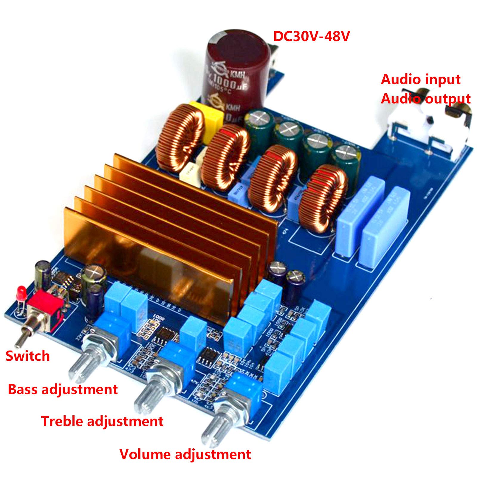 TPA3255 Digital 2.0 Channel 600W Audio Power Amplifier Board HIFI Stereo 300W2 Class D Amplifier