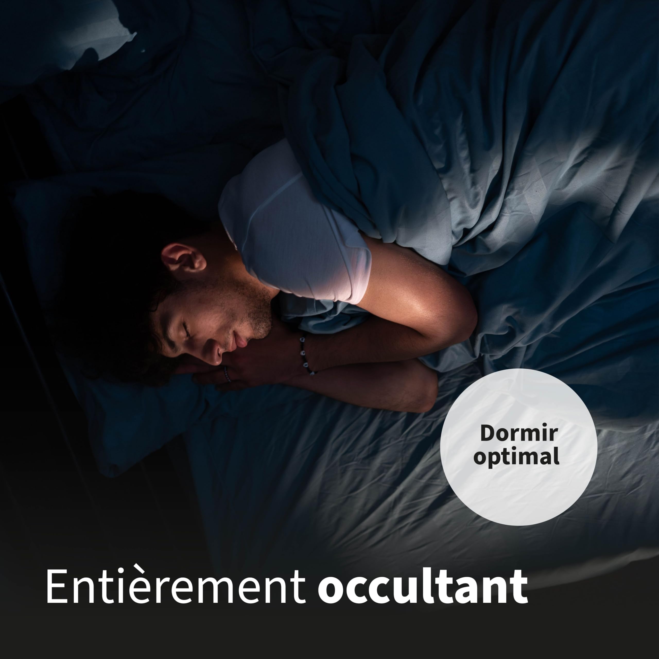 Cocoon Store Occultant 80x120 - Noir avec Moustiquaire Noir