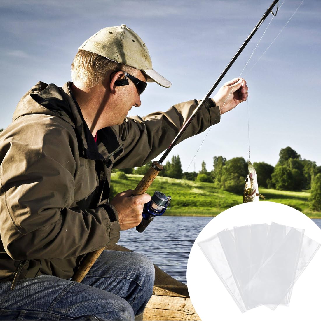 100 worków PVA do połowów karpiowych na kule na karpie jedzenie kukurydza w puszkach mączka rybna pellet 70 × 140 mm