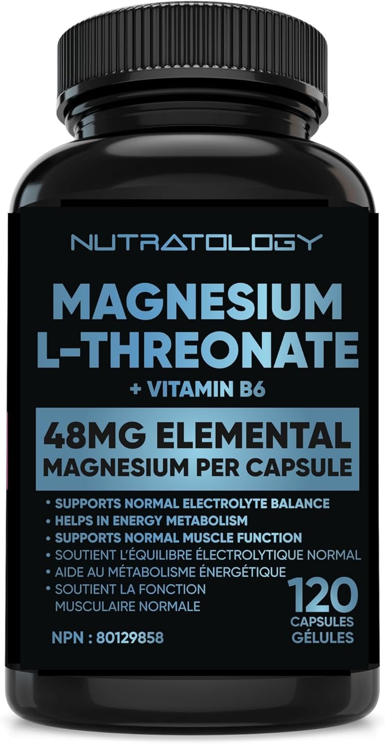 Magnesium LThreonate + Vitamin B6 Formulated To Help Support Heart