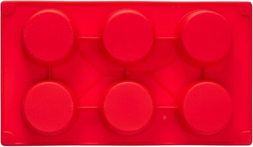 Miniatura 4 de Lekue Molde para muffins de 6 cavidades rojo