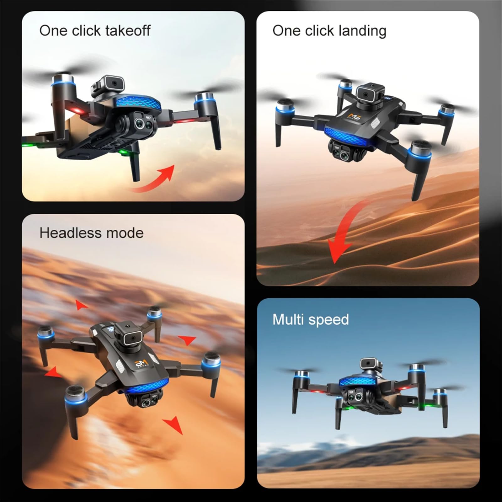 Dron 8K Profesjonalna kamera HD Drony 5G WIFI FPV Wideo 4k UAV Z ekranem Pilot zdalnego sterowania RC Quadcopter Dron