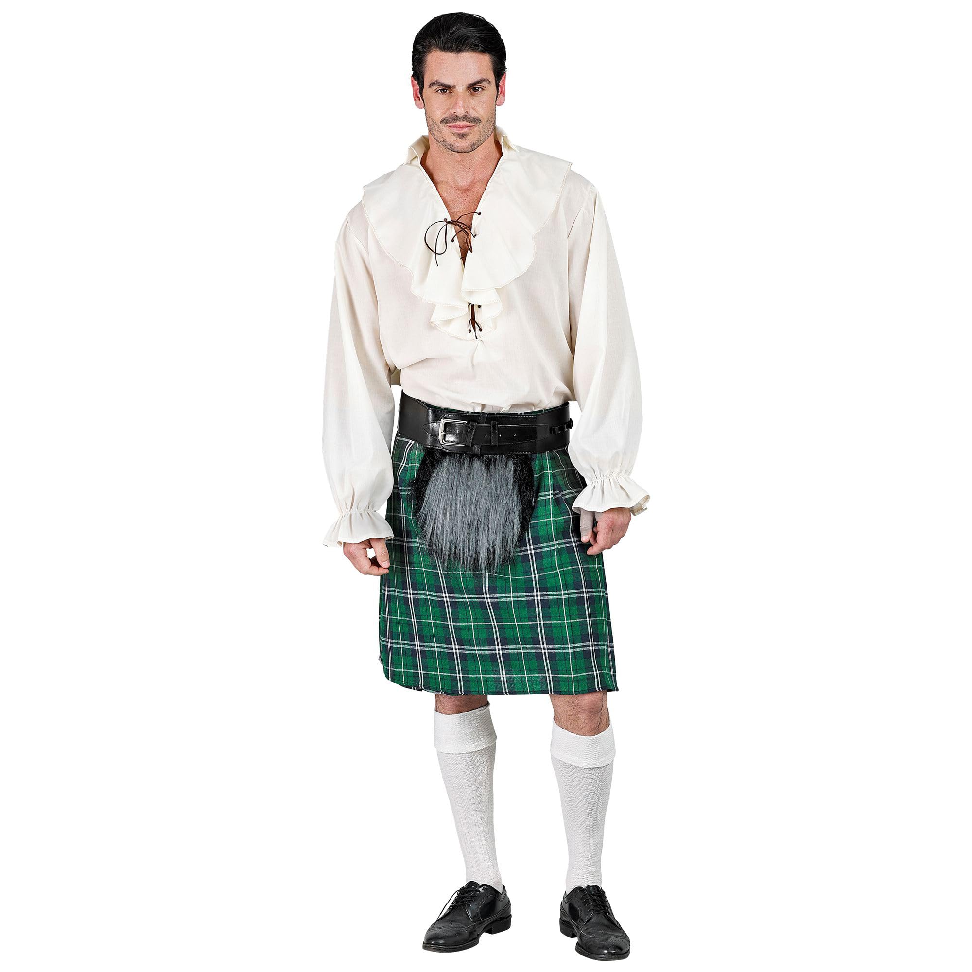W WIDMANN MILANO Party Fashion - Kilt pour Adultes, Jupe écossaise pour Hommes, pour Carnaval, fête à thème