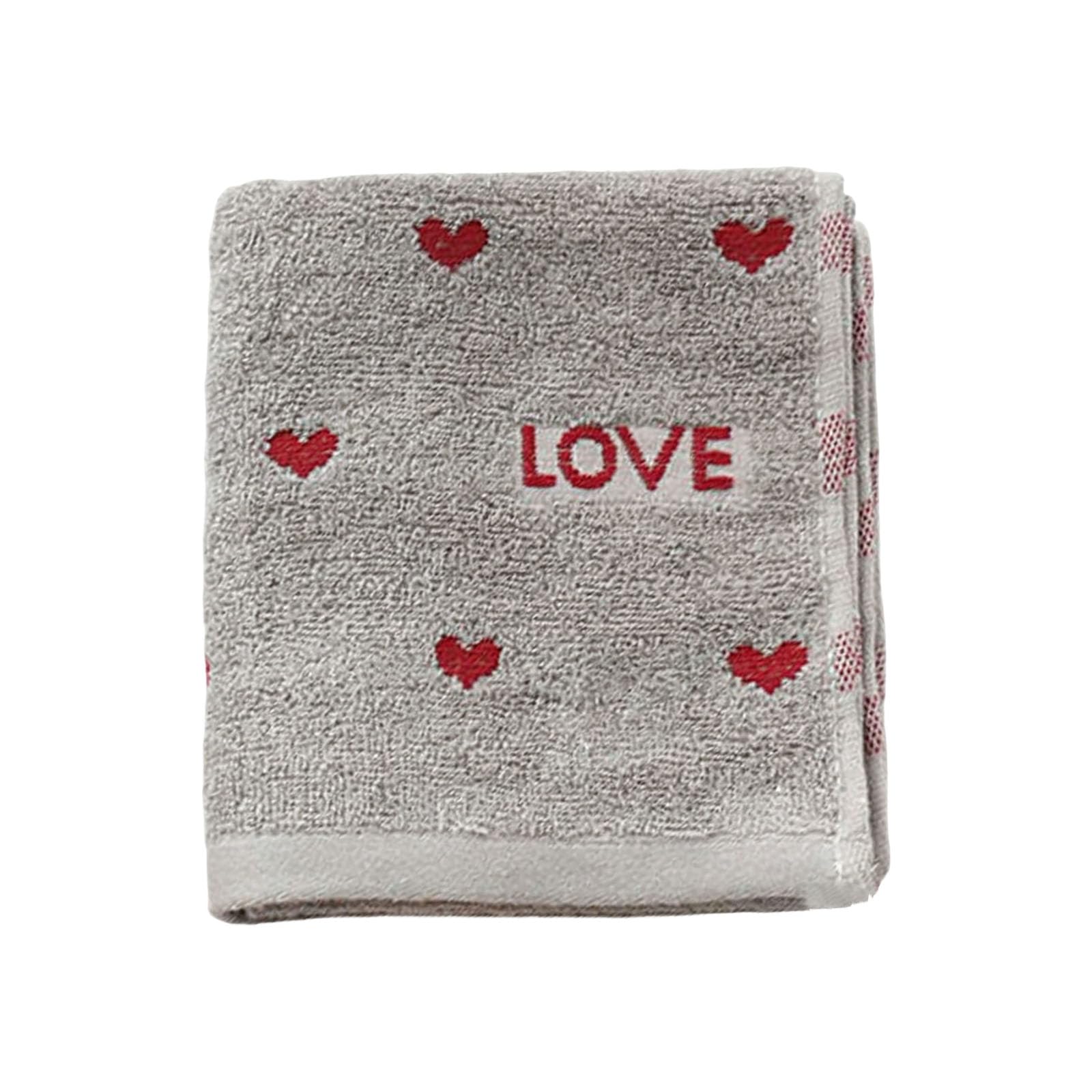 Tsophreniq Luxurious Cotton Bath Towel for Spa Luxury Valentines Surprise Valentines Towel Long Bath Thick High Densities