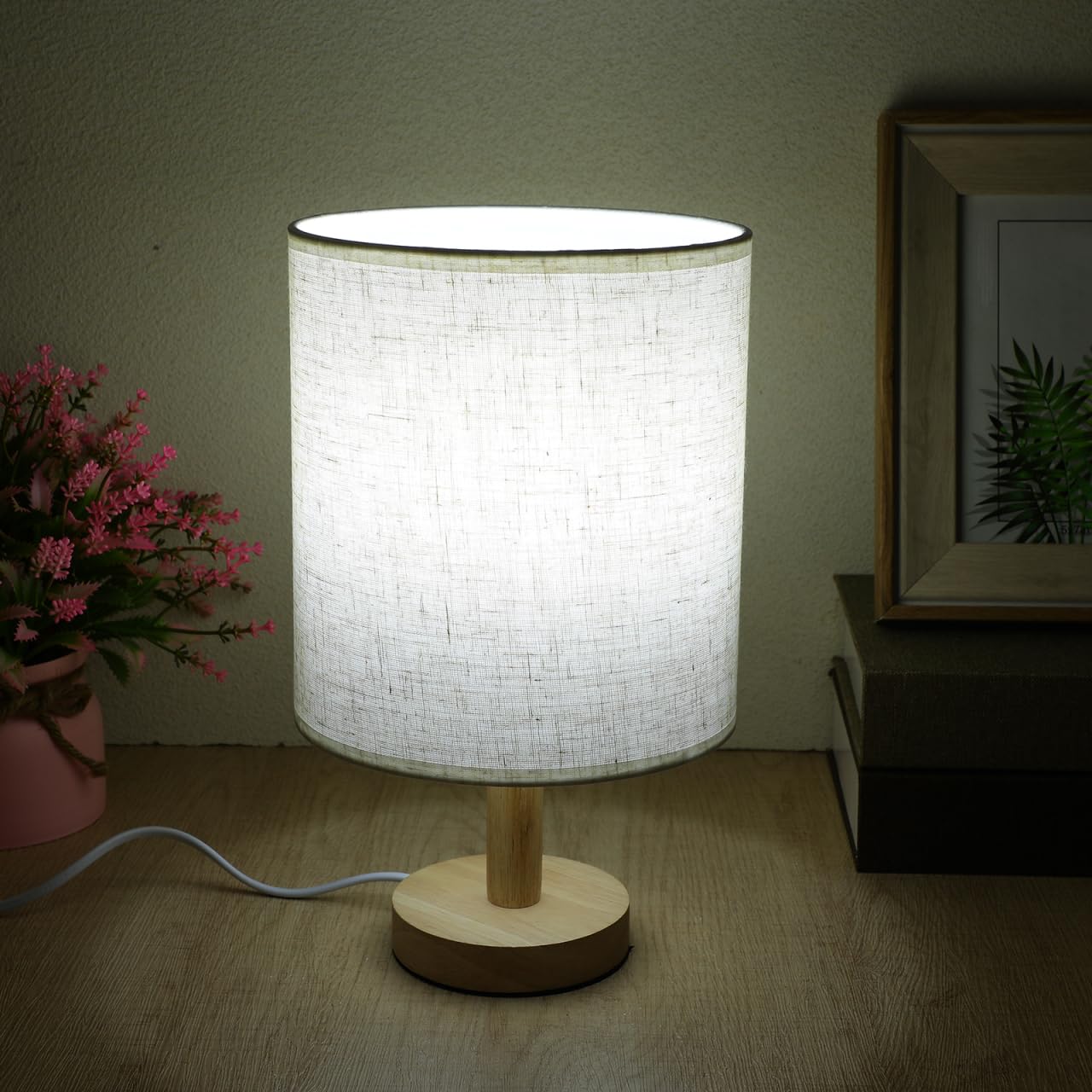 DOITOOL Abat-Jour En Lin Pour Lampadaire Et Lampe De Table 7.87 X 5.51 X 5.51 Pouces Abat-Jour Moderne Lavable Pour Éclairage Intérieur Et Décoration