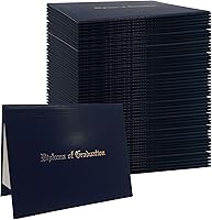 Vista 37 de GraduationMall Cubierta impresa para diploma para certificado 8.5 x 11 pulgadas, real, paquete de 1