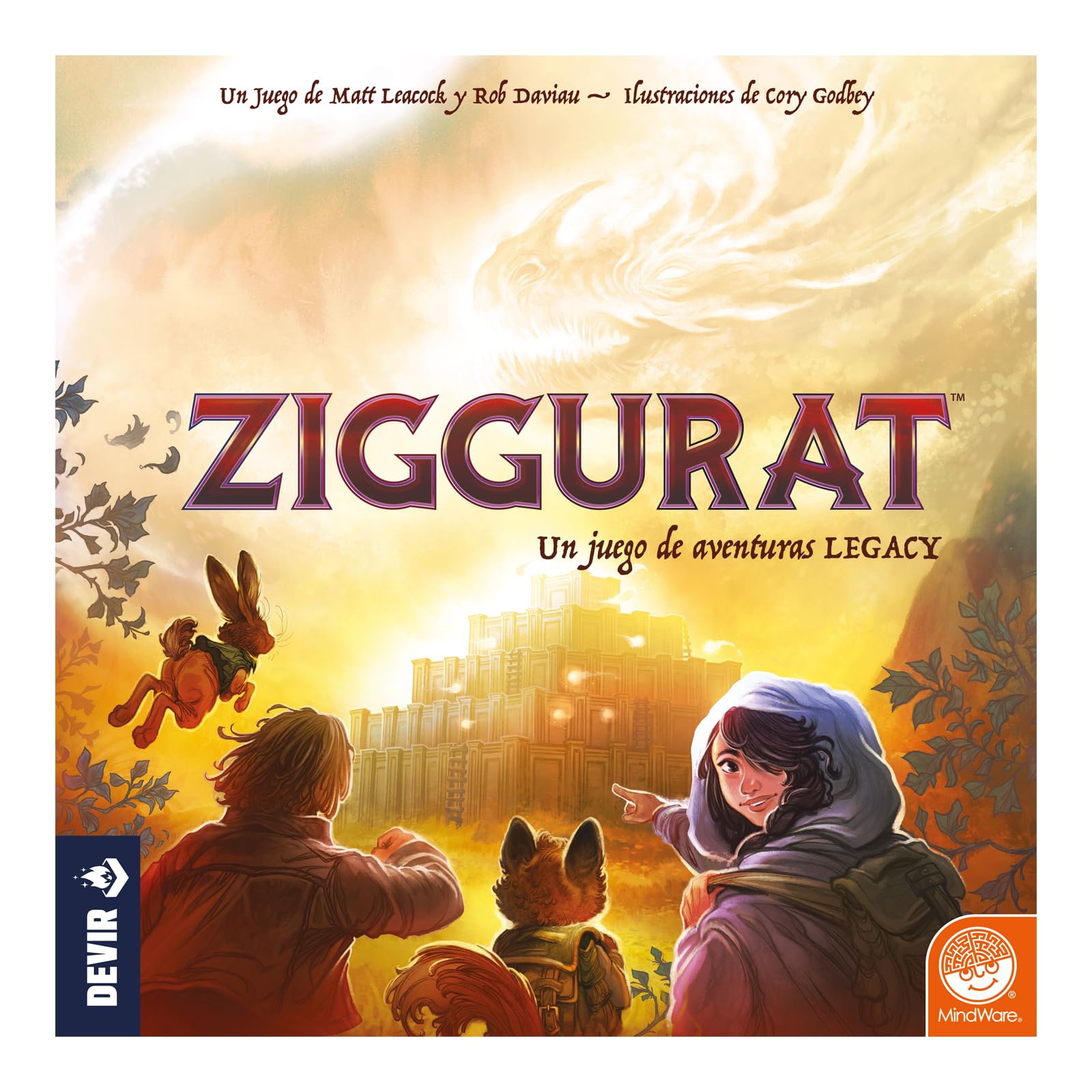 Devir Ziggurat - Przygoda i tajemnicza kooperacyjna gra planszowa | Ewolucyjna kampania w 6 rozdziałach | Plansza 3D dla 2-4 graczy od 10 lat (BGZIGGES)