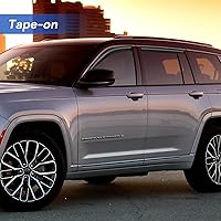 Vista 105 de Viseras de ventana in-Channel, protectores contra la lluvia para 2011-2023 Dodge Charger, visores de ventilación de ventana con deflectores