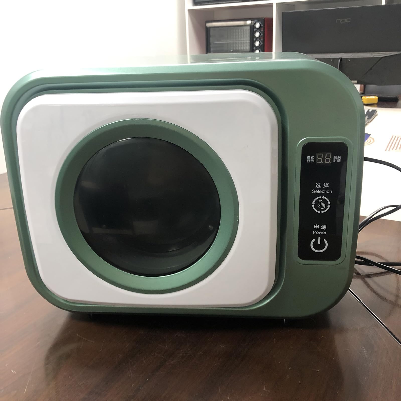 Mini Secadora Ropa 300 W, Secadora Ropa Portátil Pequeña 4,5 L, Se Detiene Abrir Puerta/apagado Alta Temperatura/eliminación Arrugas Hacia Adelante Hacia Atrás/bajo Ruido, Utilizada Ropa Interior