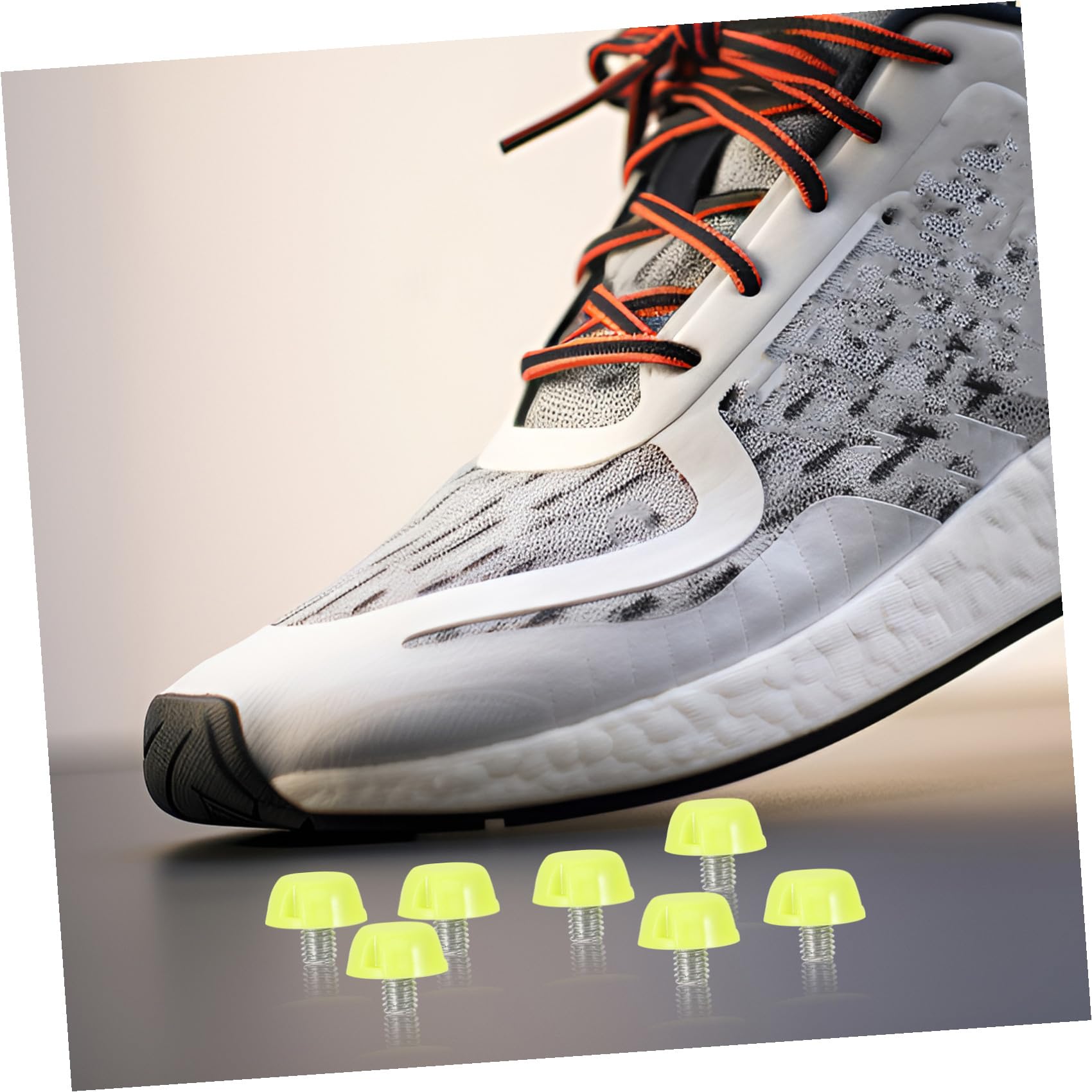 Gatuida Chiodi da Calcio Tacchetti da Calcio Scarpe Sportive Accessori per Scarpe da Sprint Chiodi in Alluminio Verde Chiaro