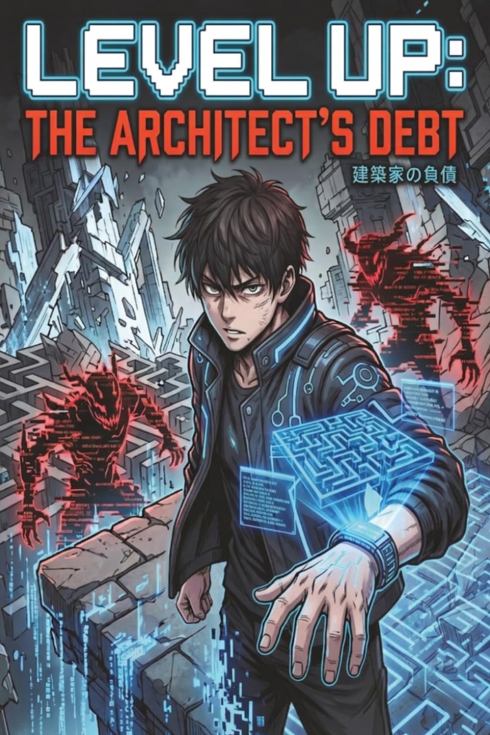 Level Up: The Architect’s Debt: A LitRPG Manga Adventure - Book 1: The Zero-Day Ascension (Gamelit & Cyberpunk Fantasy)