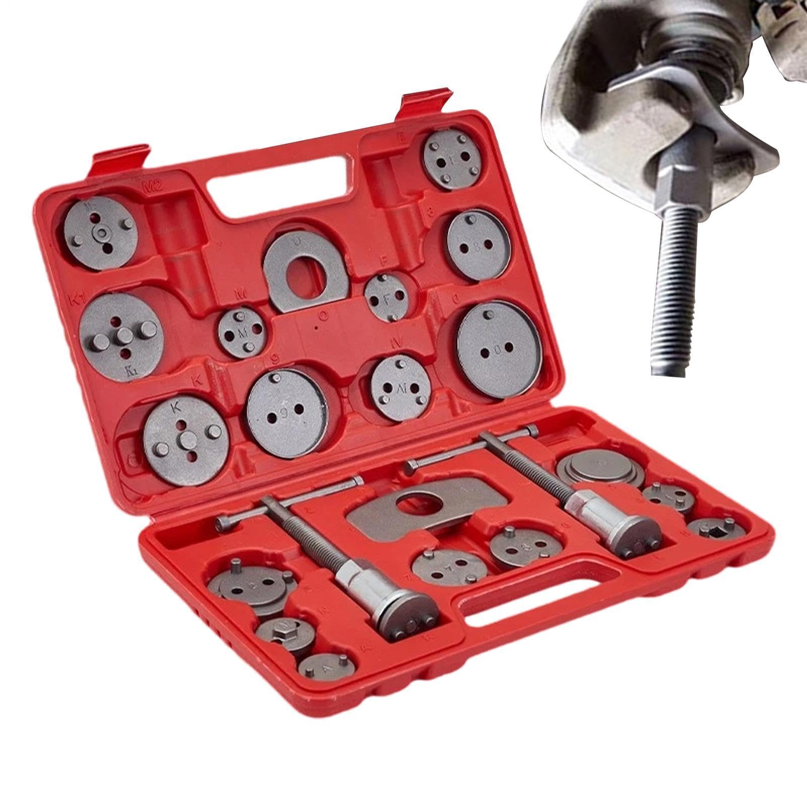 Herramienta de Freno Kit de Pistón de Disco de Freno | Equipo de Frenos Traseros Para Mantenimiento de Automóviles, Camiones, Motos y Bicicletas