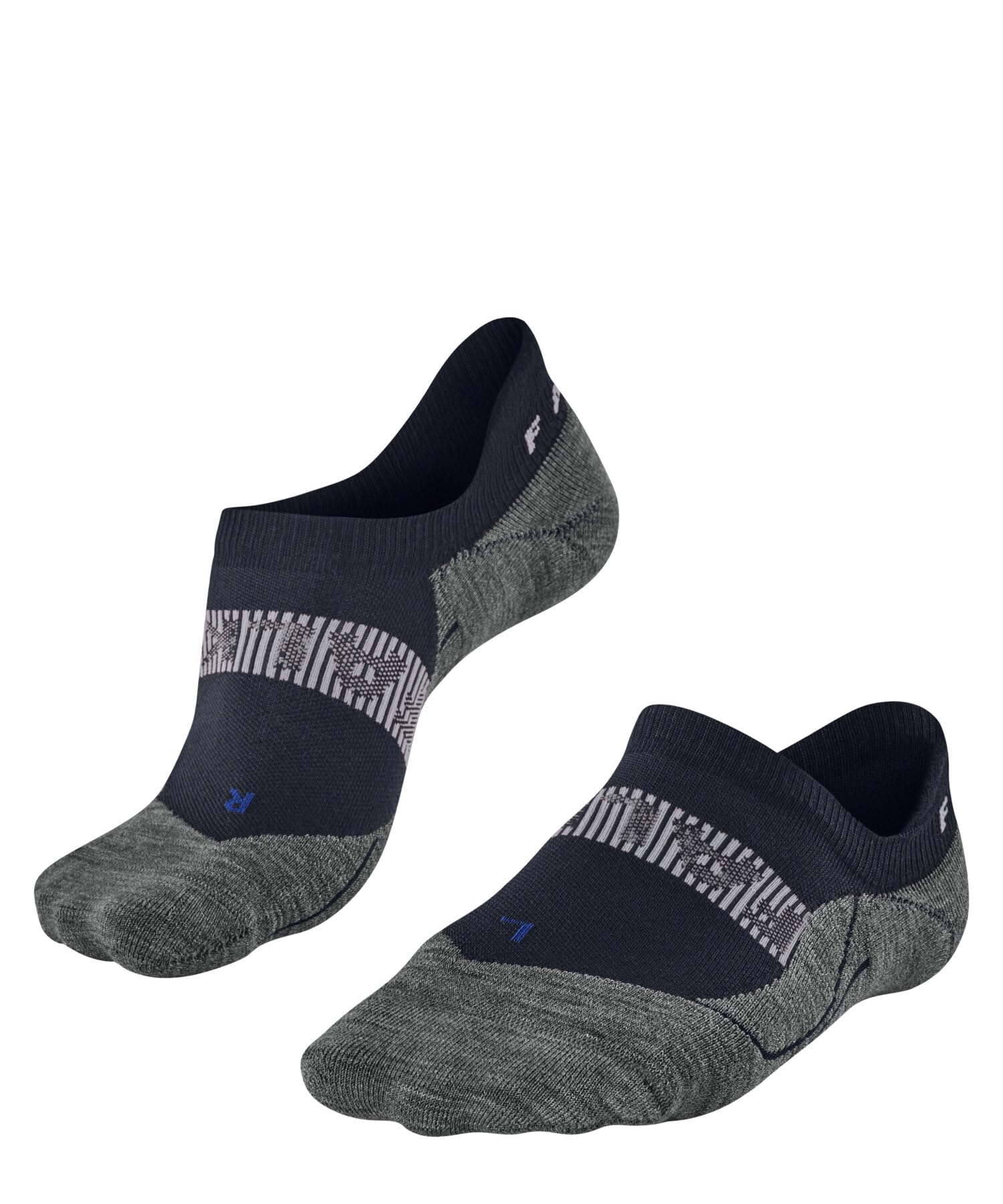 FALKE Men's RU4 Endurance Cool Invisible M In Functional Yarn Anti-Blister 1 Pair Running Socks, Blue Space 6116, 9.5-10.5